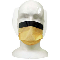 Fluid/shield Mask W/visor Tie 0.1micron 99 Percent, 25/box Box