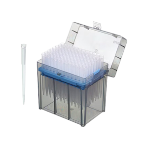 Thermo Scientific ClipTip 1000 Pipette Tips, 30 - 1000uL, 9.5cm, Sterile, Non-Filtered, Blue, 8 x 96/Rack, 768 Pcs/Case