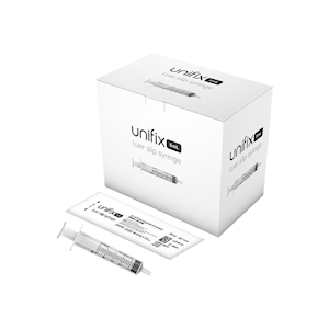 Terumo Unifix Hypodermic Syringe, 5ml, without Needle, Luer Slip, 100 Pieces/Box
