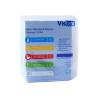 Vistex Cleaning Cloths, Regular Dispenser Pack, 40 x 30cm, Blue, 40 Cloths/Pack, 240/Carton Carton