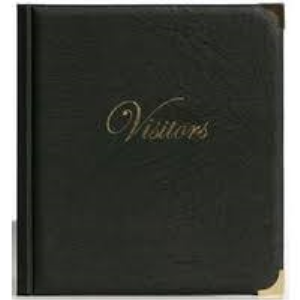 ZIONS VISITORS BOOK 72 BLACK Each