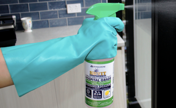 disinfectant cleaning spray