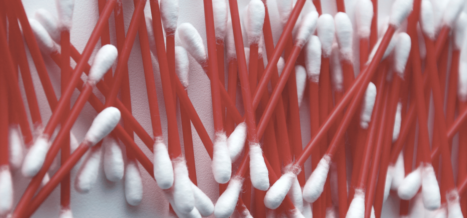 Povidone Iodine Cotton Swab in a bundle.