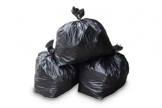 Premium Garbage bags for personal use, sitting in a pile.