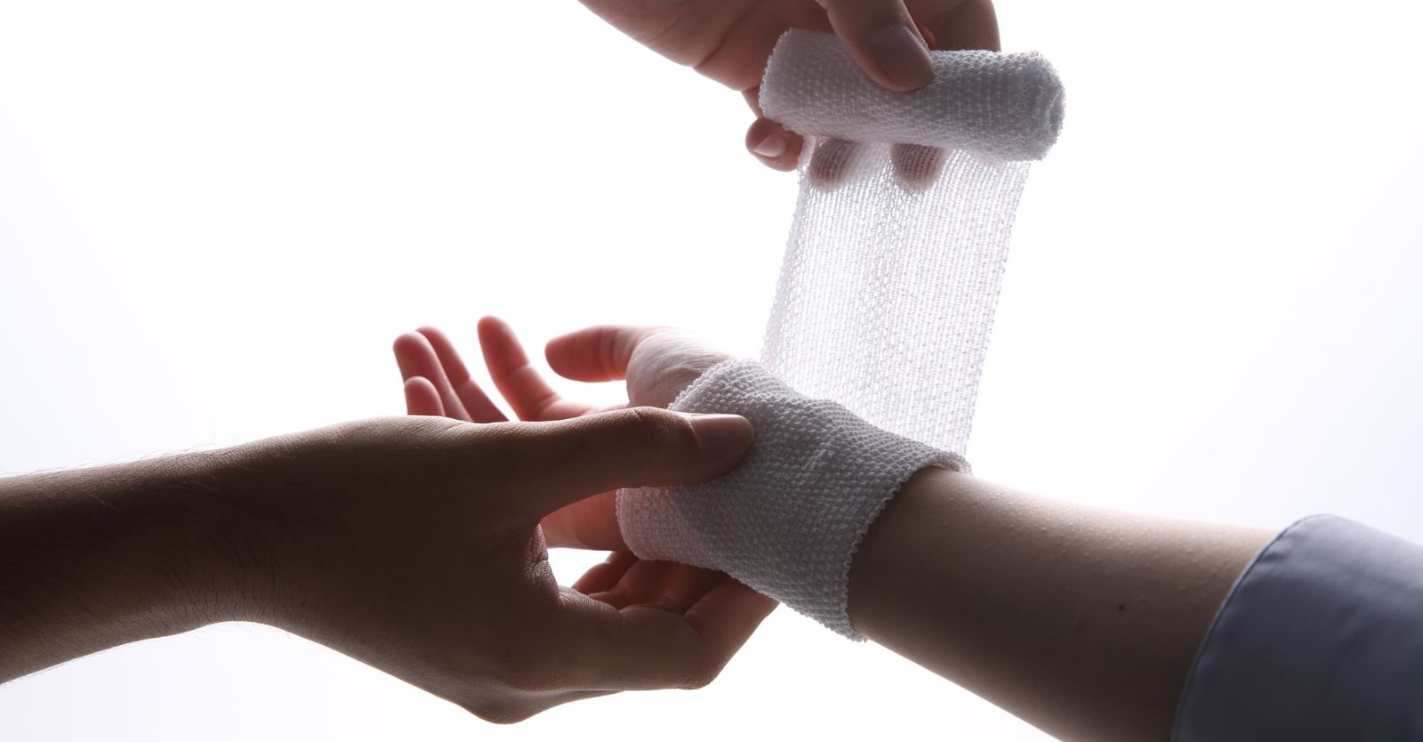 white Cohesive Bandage