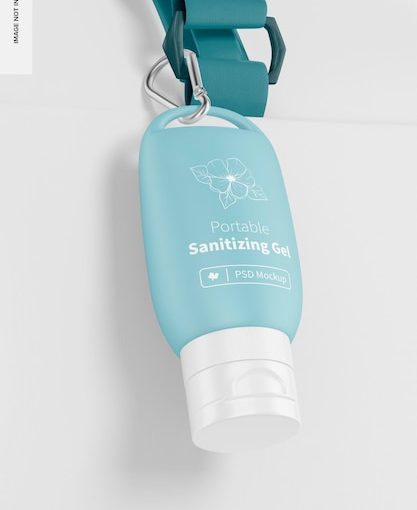 Sanitising gel pocket