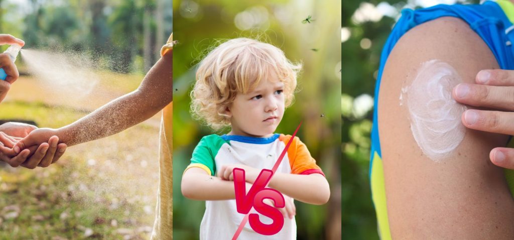 Insect Repellent pump spray vs creams