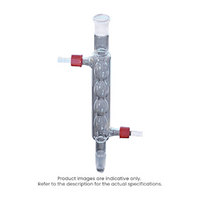 Livingstone Condenser-Allihn without Grounded Joint, 500mL, 8 Bulbs, Glass, European, Each Each