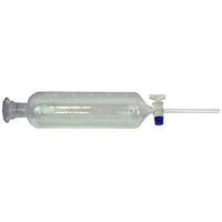 Separating Funnel, Cylindrical, 500ml, 19/26 Socket, Glass, European, Each Each