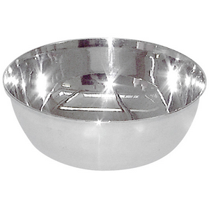 Livingstone Sponge Bowl, 450 ml Capacity, 150 Diameter x 72 Depth mm, Gauge 22/0.7mm, Stainless Steel, Each Each
