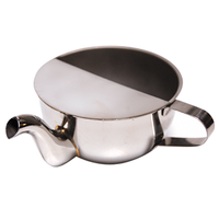 Feeding Cup, 0.36 Litre, 80 Diameter x 65 Depth (mm), Gauge 26/0.5mm, 18/8 Stainless, Each Each