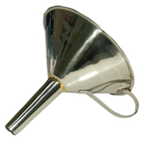 Funnel, 105mm Diameter, Stainless Steel, Each Each