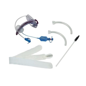 Portex Blue Line Ultra Tracheostomy Kit, 7.5mm, Fenestrated, Uncuffed, Sterile, Each Each