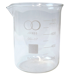 Bomex Beaker, 800ml, Low Form, Graduated with Spout, Borosilicate Glass, Each Each