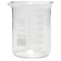 Bomex Beaker, 3000ml, Tall Form, Graduated with Spout, Borosilicate Glass, Each