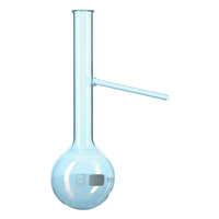 Distilling Flask 125ml with Side Tube, Borosilicate Glass, Each Each