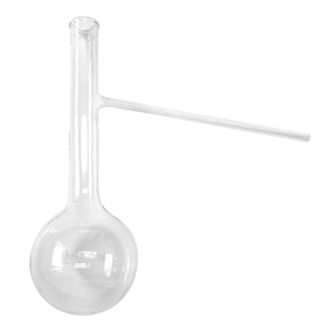 Distilling Flask 125ml with Side Tube, Borosilicate Glass, Each Each