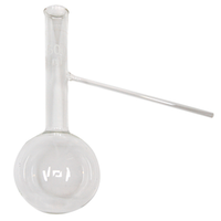 Distilling Flask 125ml with Side Tube, Borosilicate Glass, Each Each