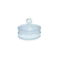 Livingstone Weighing Bottle, 30 Diameter x 50 Height mm, with Ground Glass Stopper, Glass, Each Each