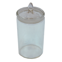 Livingstone Weighing Bottle, 25 Diameter x 40 Height mm, with Lid, Glass, Each