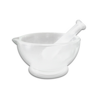 Livingstone Mortar and Pestle, 60mm Diameter, Soda Lime Glass Each Each