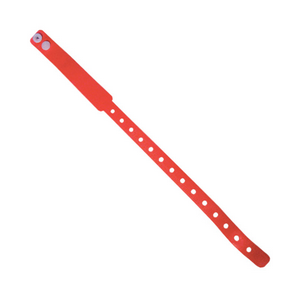 BAND I.D SECURLINE 140-16 RED ADULT 250/PK