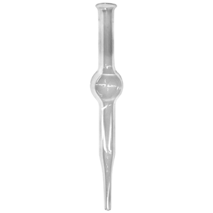 Dropping Pipette 75mm, Straight, Glass, Without Rubber Teat, Each Each
