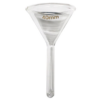 Livingstone Filter Funnel, 40mm Diameter, Borosilicate Glass, Each Each