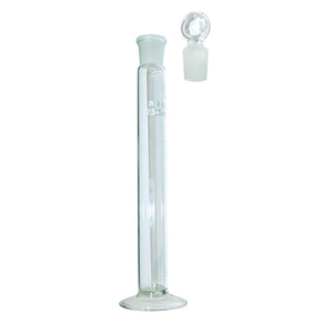 Bomex Measuring Cylinder with Round Base, Tall Form, Class A, 5mL, Amber Stain Graduation, Borosilicate Glass, Each Each