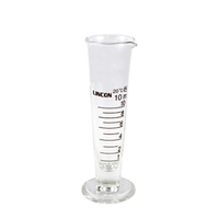 Livingstone Conical Measuring Cylinder, with Base, 100mL, Borosilicate Glass, Each Each