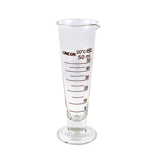 Livingstone Conical Measuring Cylinder, with Base, 100mL, Borosilicate Glass, Each Each