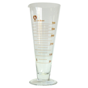 Livingstone Conical Measuring Cylinder, with Base, 10mL, Borosilicate Glass, Each