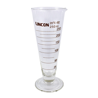 Livingstone Conical Measuring Cylinder, with Base, 100mL, Borosilicate Glass, Each Each