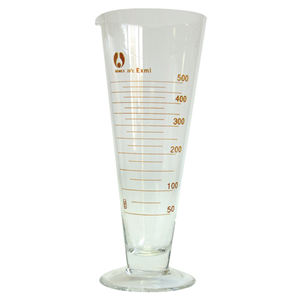 Livingstone Conical Measuring Cylinder, with Base, 20mL, Borosilicate Glass, Each