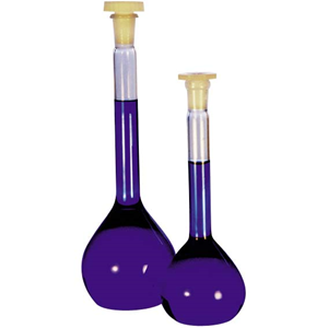 Bomex Volumetric Flask, 5ml, Socket Joint 7/16, Class B, with Glass Stopper, Borosilicate Glass, European Standard, Each Each