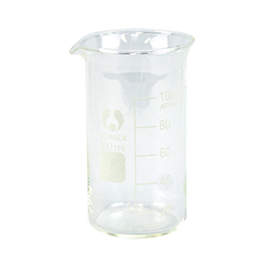 Lincon Beaker, 50ml, Tall Form, Graduated with Spout, Borosilicate Glass, 2 Pieces/Box