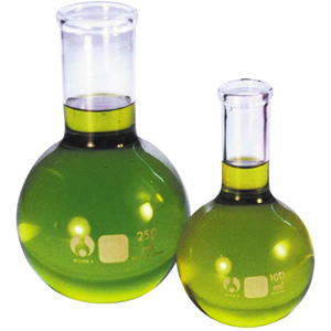 Flask, Round Bottom, 50ml, Borosilicate Glass, Bomex, Each Each