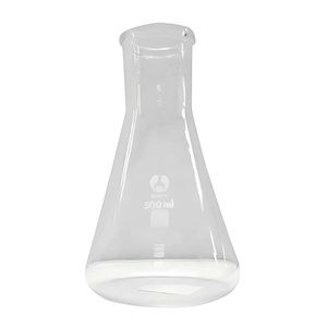 Bomex Erlenmeyer Conical Flask, 100ml, Wide Neck, 34mm, Borosilicate Glass, Graduated, Each Each