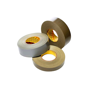3M Polyethylene Coated Cloth Tape, Scotch 390, 50m, Silver, Each Each