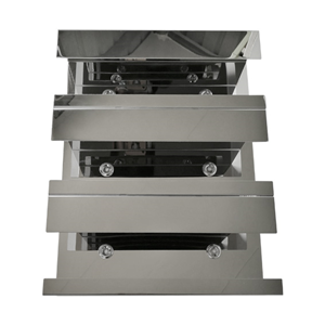 Livingstone 3-Tier Deluxe Long Gloves Dispenser, 390 x 300 x 75mm Wall Mountable, Stainless Steel, Each Each