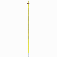 Livingstone Laboratory Thermometer, Mercury, Minus 10 to 200 Degrees Celsius, 2.0 Degree Division, Partial Immersion, 300mm Length, Each Each