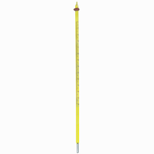 Livingstone Laboratory Thermometer, Mercury, Minus 10 to 200 Degrees Celsius, 2.0 Degree Division, Partial Immersion, 300mm Length, Each Each