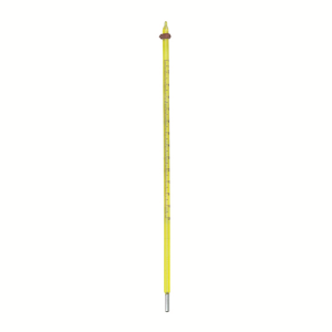 Livingstone Laboratory Thermometer, Mercury, Minus 10 to 200 Degrees Celsius, 2.0 Degree Division, Partial Immersion, 300mm Length, Each Each