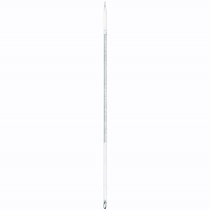 Livingstone Laboratory Thermometer, Mercury, Minus 10 to 200 Degrees Celsius, 2.0 Degree Division, Partial Immersion, 300mm Length, Each Each