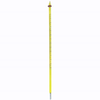 Livingstone Laboratory Thermometer Mercury Yellow, Minus 10 to 110 Degrees Celsius, 1.0 Degree Divisions, 297mm Length, Each Each