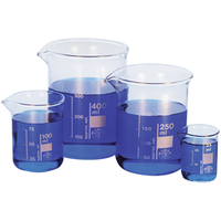 Simax Beaker, 5ml, Low Form, Graduated with Spout, 22 (Diameter) x 30 (Height) mm, European, Each Each