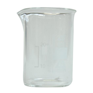 Livingstone Beaker, 25ml, Low Form, with Spout, 34 (Diameter) x 50 (Height) mm, European, 10 Pieces/Box