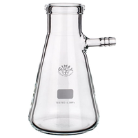 Buchner Filter Flask, 1000ml, Conical, with Glass Hose Connector, Borosilicate Glass, Each Each