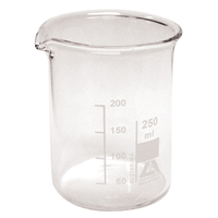 Livingstone Beaker, 25ml, Low Form, with Spout, 34 (Diameter) x 50 (Height) mm, European, 10 Pieces/Box