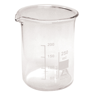 Livingstone Beaker, 25ml, Low Form, with Spout, 34 (Diameter) x 50 (Height) mm, European, 10 Pieces/Box
